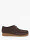dark brown suede