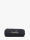 navy gold leopard