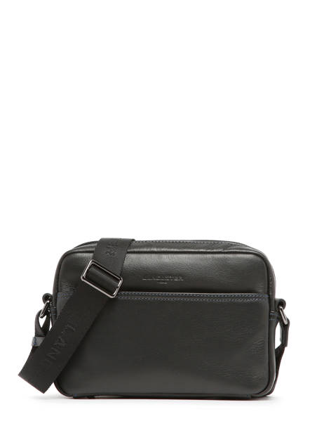 Sac Bandoulière Lancaster Noir soft vintage homme 33