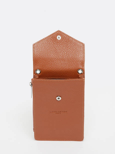 Leather Foulonné Pia Phone Bag Lancaster Brown foulonne pm 27 other view 3