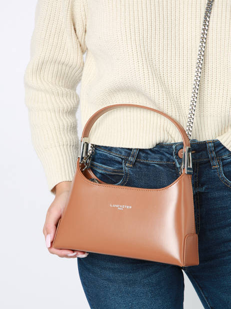 Sac Bandoulière Suave Ace Cuir Lancaster Beige suave ace 30 vue secondaire 1