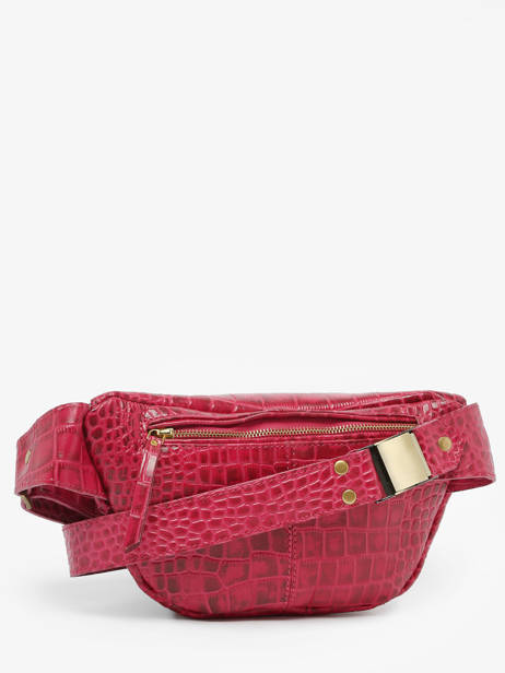 Sac Banane Alligator Cuir Paul marius Rouge alligator BANANALI vue secondaire 4