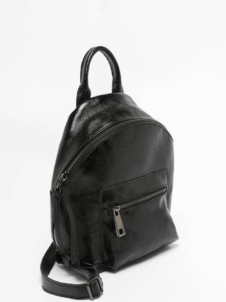 Leather Nine Backpack Milano Black nine NI23066 other view 2