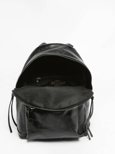 Leather Nine Backpack Milano Black nine NI23066 other view 3