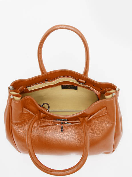 Satchel Caviar Leather Milano Brown caviar CA23064 other view 3