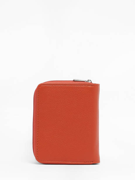 Wallet Leather Hexagona Orange confort 468322 other view 2