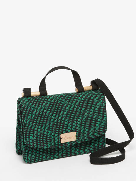 Crossbody Bag Oeillet Cotton Woomen Green oeillet WOEI22 other view 2