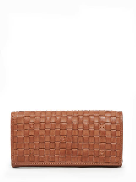 Wallet Leather Biba Brown heritage KA3