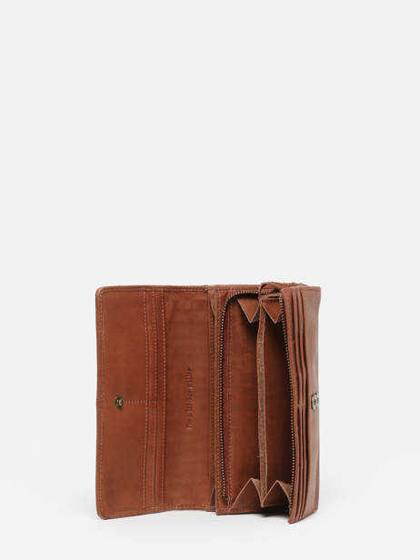 Wallet Leather Biba Brown heritage KA3 other view 2