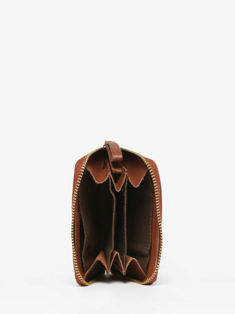 Coin Purse Leather Biba Brown heritage BT12 other view 2