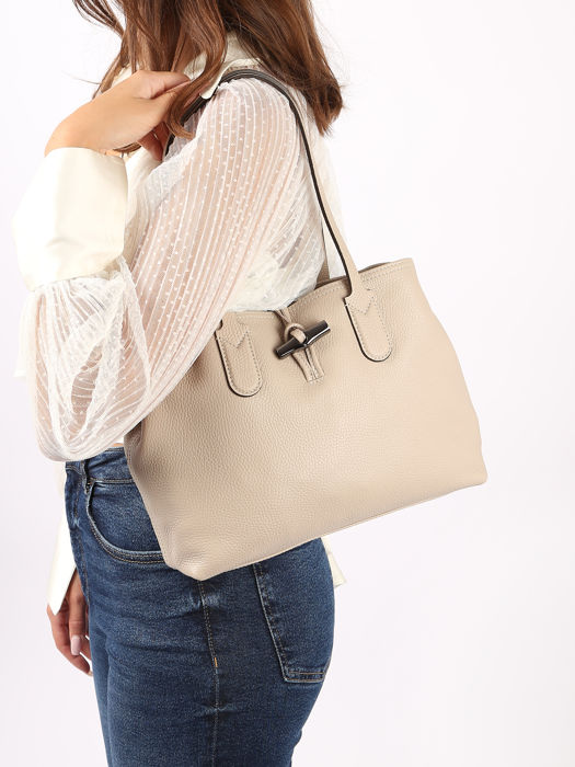 Longchamp Le roseau essential Hobo bag Gray