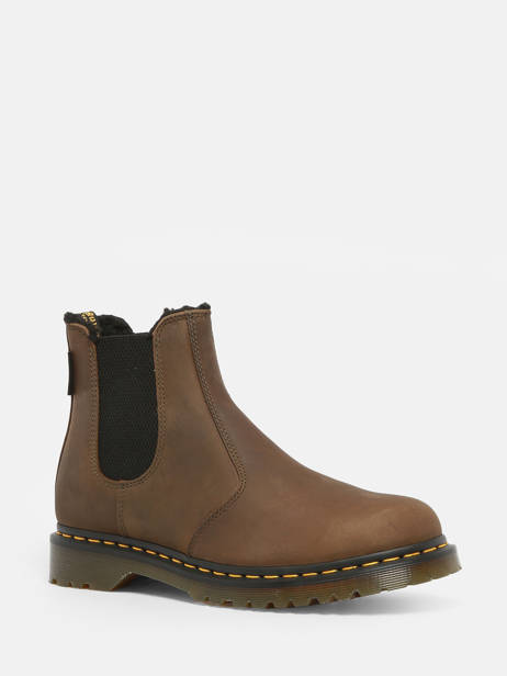 Boots 2676 Dms En Cuir Dr martens Marron men 31143538 vue secondaire 1