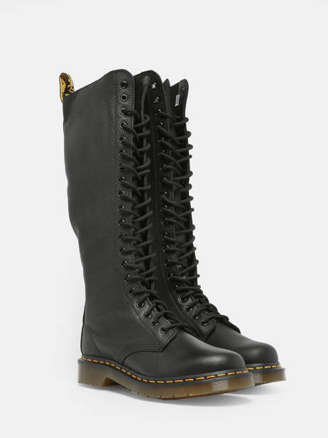 Bottines 1b60 Virginia En Cuir Dr martens Noir women 23889001 vue secondaire 3