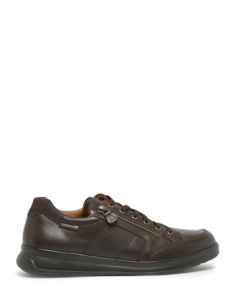 Chaussures Derbies Lisandro En Cuir Mephisto Marron men P5143425