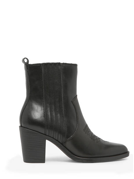 Heeled Boots In Leather Tamaris Black women 41