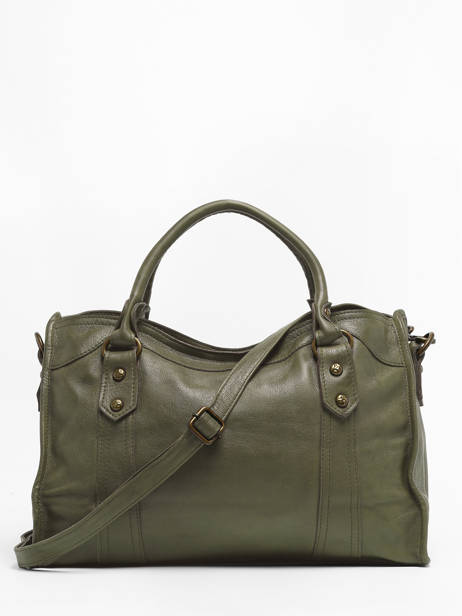 Sac Porté Main Cow Cuir Basilic pepper Vert cow BCOW22 vue secondaire 4