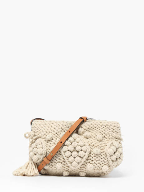 Sac Bandoulière Mini 24h Laine Gerard darel Beige wool W436 vue secondaire 4