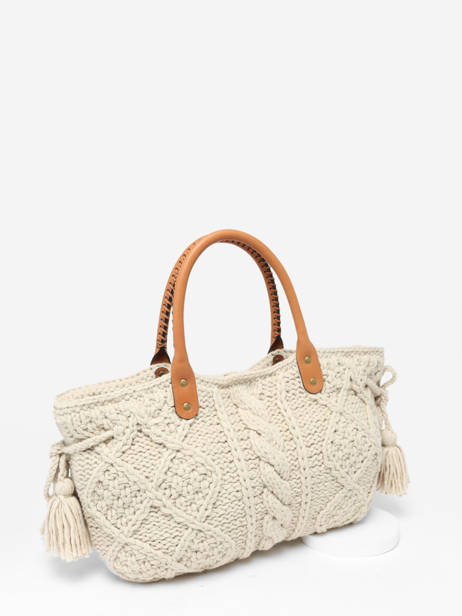 Woolen 24h Satchel Gerard darel Beige wool D406 other view 2