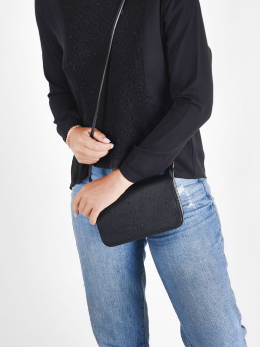 Longchamp Le foulonné Clutches Black