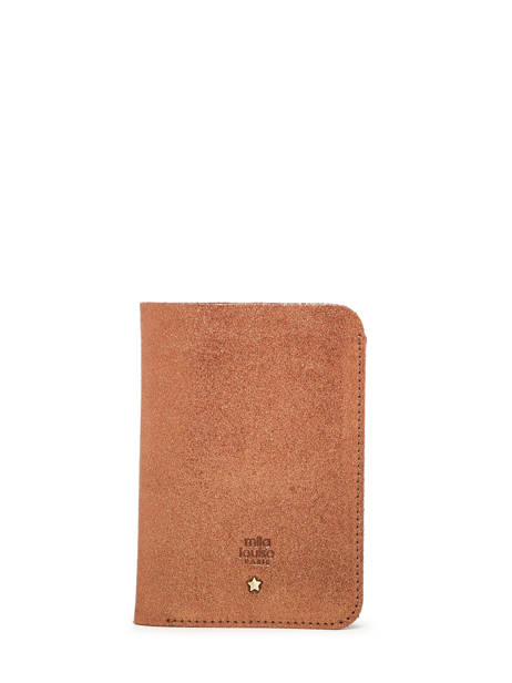 Vintage Leather Passport Holder Mila louise Brown vintage 3364X