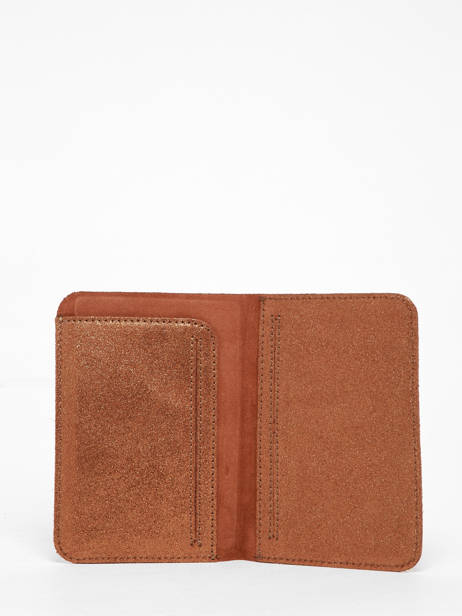 Vintage Leather Passport Holder Mila louise Brown vintage 3364X other view 1