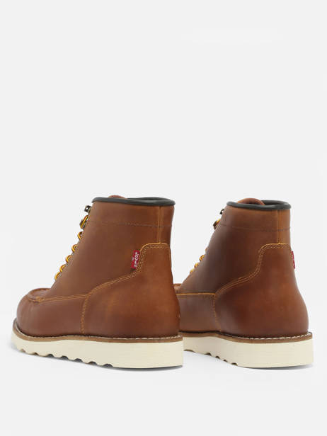 Boots Darrow Mocc En Cuir Levi's Marron men 234733 vue secondaire 3