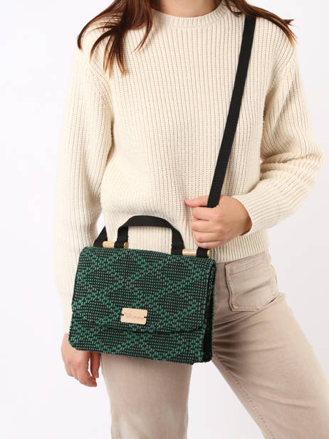 Crossbody Bag Oeillet Cotton Woomen Green oeillet WOEI22 other view 1