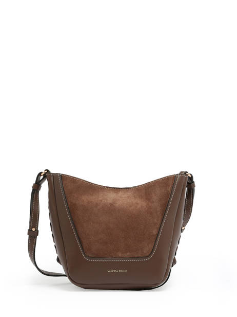 Sac Bandoulière Lou Cuir Vanessa bruno Marron lou 88V40905