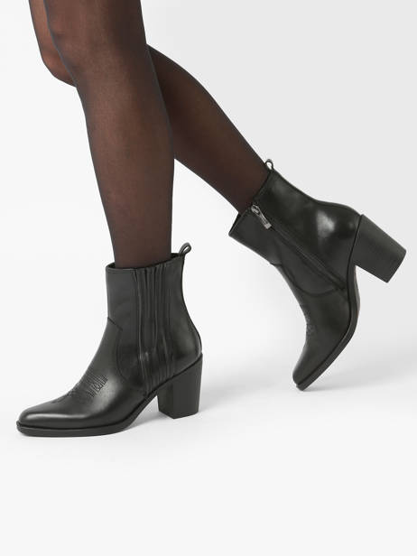 Heeled Boots In Leather Tamaris Black women 41 other view 2