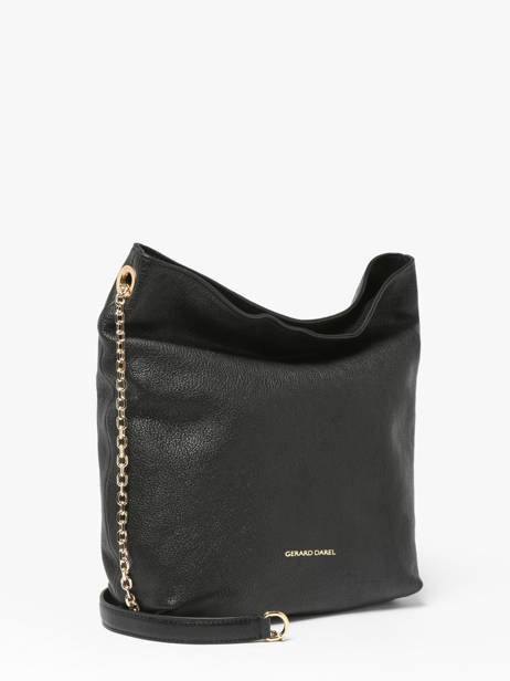 Sac Bandoulière Le Charlotte Cuir Gerard darel Noir premium X445 vue secondaire 2