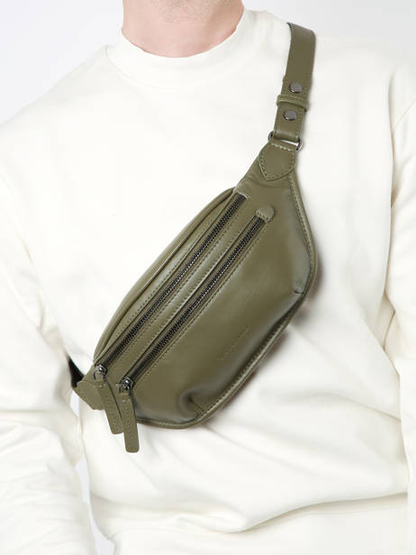 Belt Bag Yves renard Green nappa 81510 other view 1