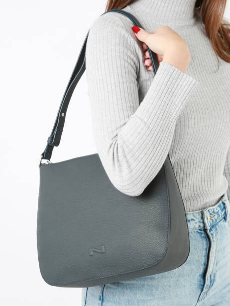 Leather Lou Shoulder Bag Nathan baume Blue egee 5 other view 1