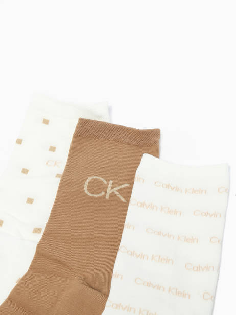 Chaussettes Calvin klein jeans Noir socks women 71224118 vue secondaire 3