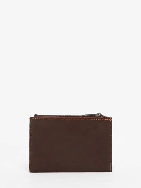 Wallet With Coin Purse Oil Leather Etrier Brown oil EOIL619 other view 3