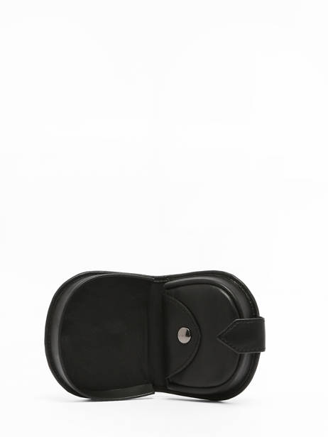 Coin Purse Leather Crinkles Black caviar 14239 other view 1