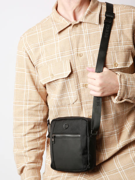 Crossbody Bag Serge blanco Black control CTL13012 other view 1