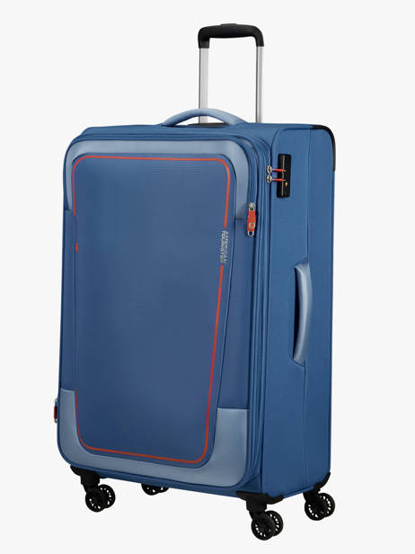 Softside Luggage Pulsonic American tourister Blue pulsonic 146518 other view 3