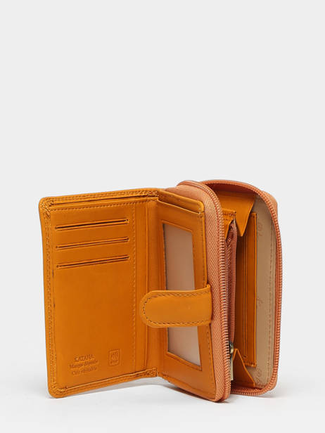 Wallet Leather Katana Yellow marina 753052 other view 1
