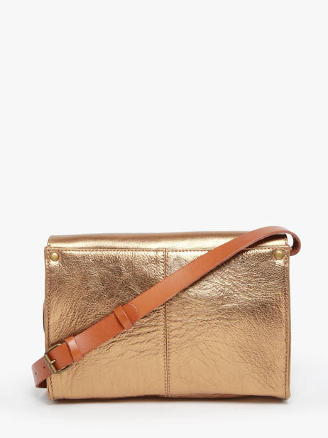 Leather L'indispensable Crossbody Bag Paul marius Gold vintage INDISPEN other view 4