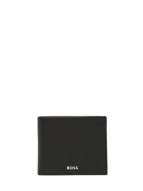 Leather Iconic Wallet Hugo boss grained HLM416A