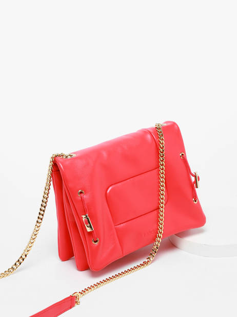 Crossbody Bag Billie Leather Lancel Red billie A12765 other view 2