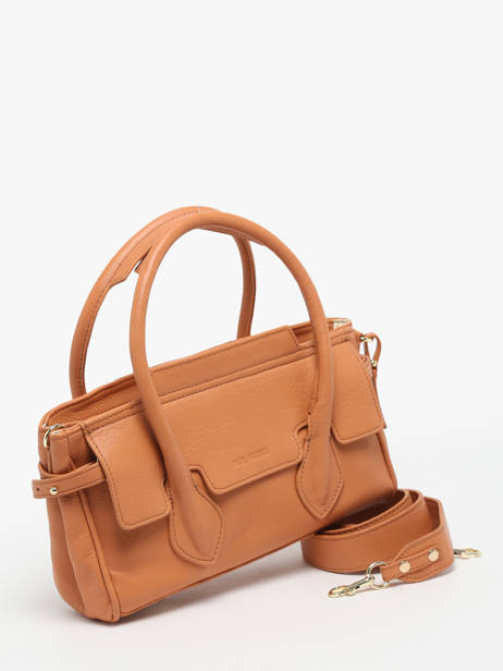 Leather Madeleine S Art Déco Satchel Paul marius Brown la suite art deco MADESART other view 2