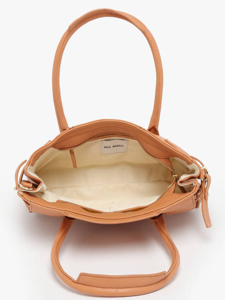 Leather Madeleine S Art Déco Satchel Paul marius Brown la suite art deco MADESART other view 3