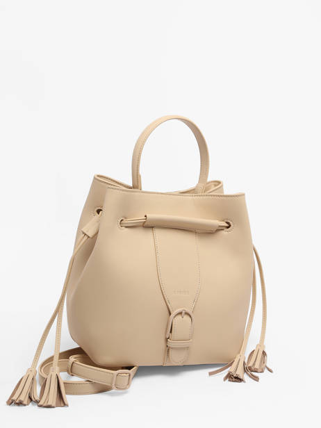 Sac Porté Main Oxer Cuir Etrier Beige oxer EOXE004M vue secondaire 2