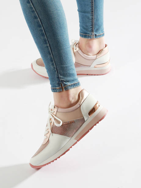 Sneakers En Cuir Michael kors Rose women R4ALFS1D vue secondaire 2