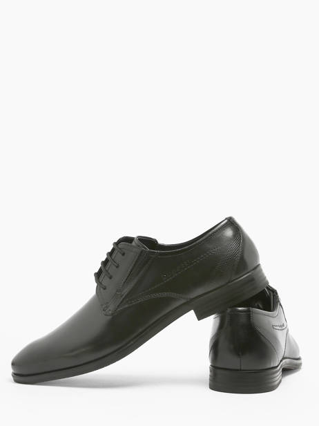 Chaussures De Ville En Cuir Bugatti Noir men 31119608 vue secondaire 3