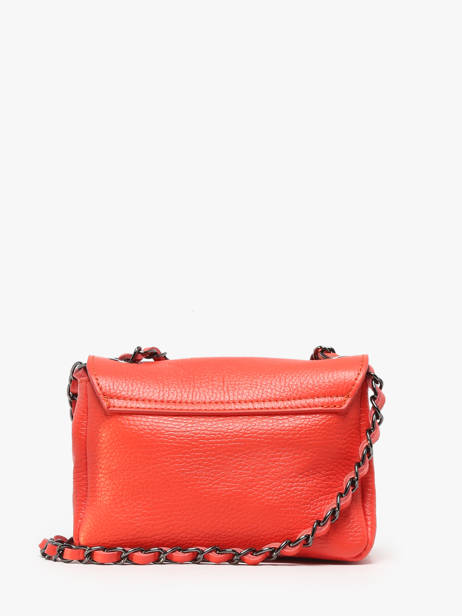 Sac Bandouliere Caviar Cuir Milano Orange caviar CA21122 vue secondaire 4