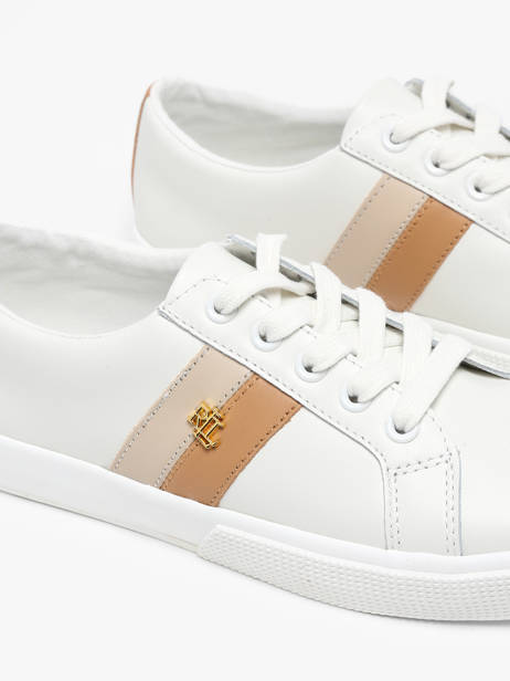 Sneakers En Cuir Lauren ralph lauren Blanc women 92536501 vue secondaire 1