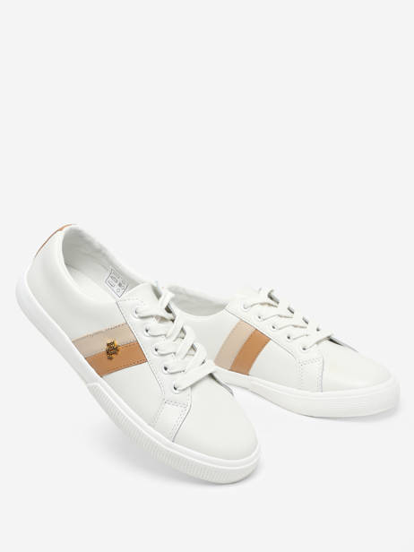 Sneakers En Cuir Lauren ralph lauren Blanc women 92536501 vue secondaire 3