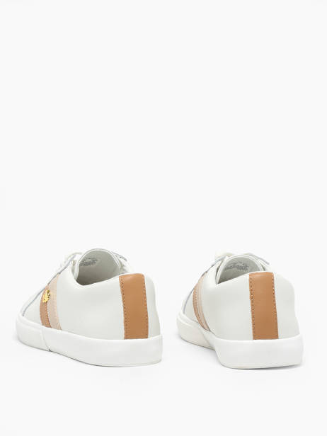 Sneakers En Cuir Lauren ralph lauren Blanc women 92536501 vue secondaire 4